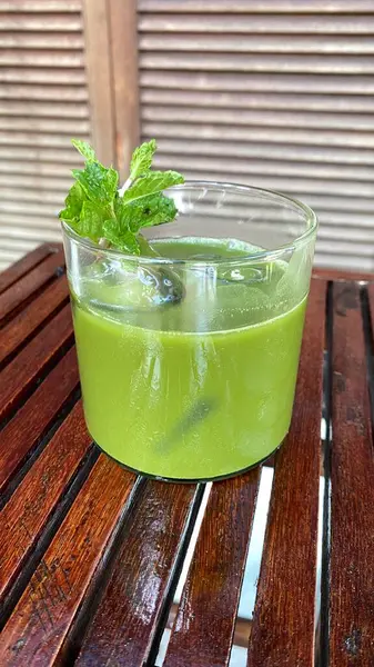 yeşil çay nane ile