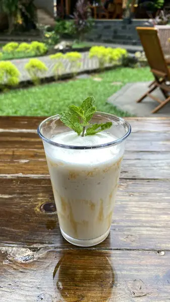 Ahşap arka plan dondurmanın