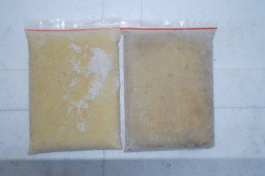 Naylon poşetlerin hazırlanması için plastik poşetler yapma süreci