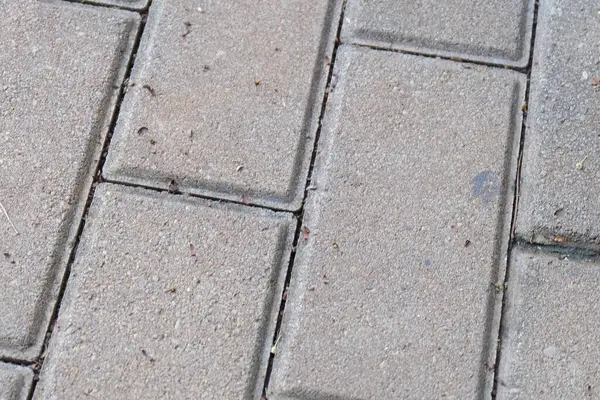 taş desenli tuğla yol