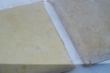 Lezzetli Asya yemeklerinin yakın görüntüsü