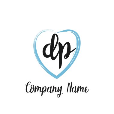 Beauty vector initial logo, handwriting logo of initial signature, wedding, fashion, jewerly, boutique, floral and botanical with creative template for any company or business clipart