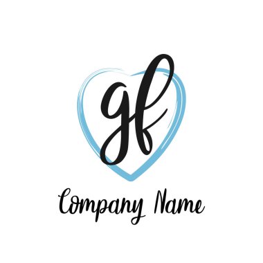 Beauty vector initial logo, handwriting logo of initial signature, wedding, fashion, jewerly, boutique, floral and botanical with creative template for any company or business clipart