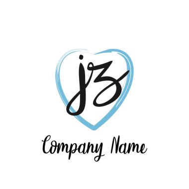 Beauty vector initial logo, handwriting logo of initial signature, wedding, fashion, jewerly, boutique, floral and botanical with creative template for any company or business clipart