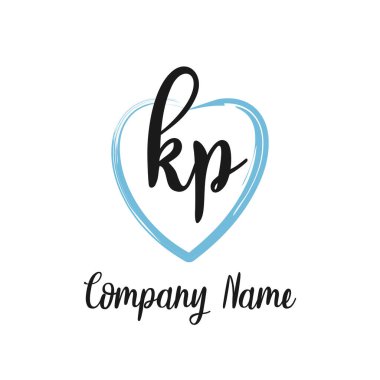 Beauty vector initial logo, handwriting logo of initial signature, wedding, fashion, jewerly, boutique, floral and botanical with creative template for any company or business clipart