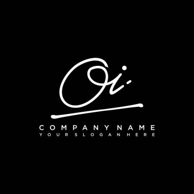 İlk baştaki el yazısıyla yazılmış imza logosu