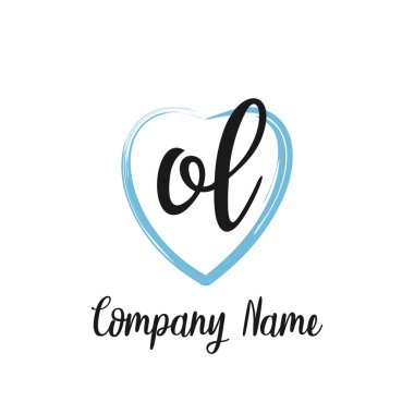 Beauty vector initial logo, handwriting logo of initial signature, wedding, fashion, jewerly, boutique, floral and botanical with creative template for any company or business clipart