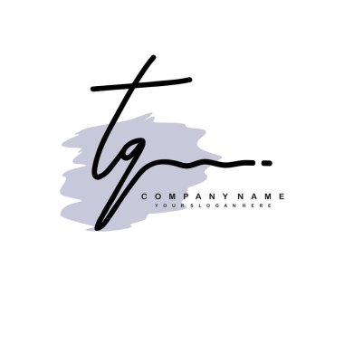 TQ ilk monogram el yazısı imza logosu