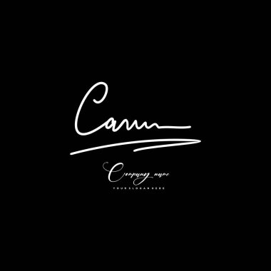 CA ilk harf el yazısı ve imza logosu