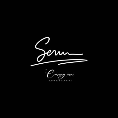 SC ilk harf el yazısı ve imza logosu