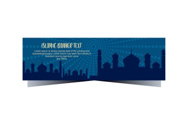 Gece caminin kağıt maketi, İslami bayram afişi, Ramazan için, Arap masalları hilal ay, Papper illüstrasyon