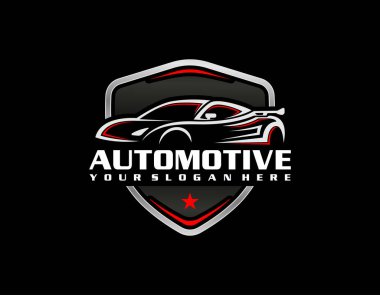Otomotiv hız araba logosu, modern otomotiv hız logosu