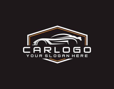 Kırmızı otomotiv işlerinin logosu hazır.