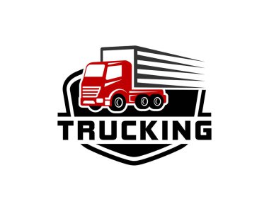 Kamyon Taşımacılığı logo vektör simgesi illüstrasyonu