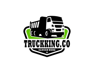 Kamyon Taşımacılığı logo vektör simgesi illüstrasyonu