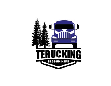 Kamyon logosu, otomotiv endüstrisiyle ilgili iş için mükemmel logo.