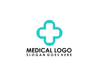 Tıbbi logo, Yaratıcı İnsan Tıbbi Sağlık Logosu Çizim Vektörü Simgesi Konsepti.