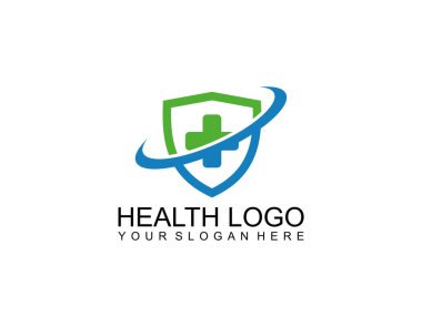 Tıbbi logo, Yaratıcı İnsan Tıbbi Sağlık Logosu Çizim Vektörü Simgesi Konsepti.