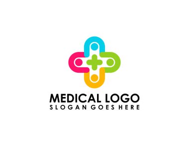 Sağlık logosu, Tıbbi eczane logosu şablonu