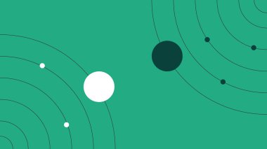 Karanlık bir arkaplanda özmerkezli daireler içeren soyut dijital sanat eserleri. Modern geometrik tasarım fütüristik, bilimsel ve teknolojik görseller için mükemmel. Arkaplan ve sunumlar için ideal.