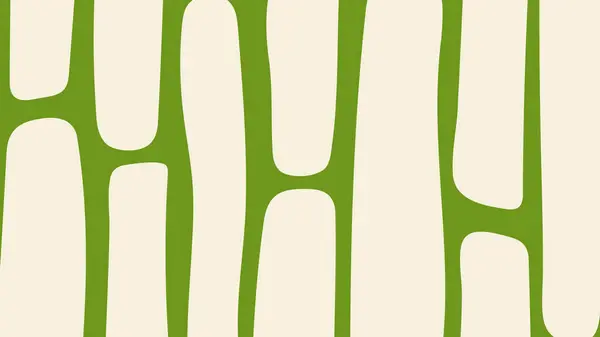 Kalın turuncu çizgili kıvrımlar açık krem arka planda geriye dönük etkiye sahip.