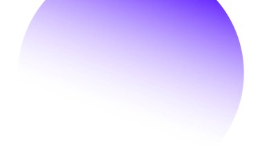 Mor rengin yarı daireden beyaz alana geçişi minimal ya da rüya gibi tasarım için birebir..