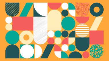 Yumuşak soyut şekillerin dinamik karışımı ve temiz bir arkaplanda güçlü renkler. Yaratıcı görseller için harika.