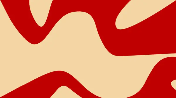 Keskin kırmızı organik şekilli bej taban dinamik bir şekilde kesişiyor, güçlü ve enerjik soyut kompozisyonlar için mükemmel..