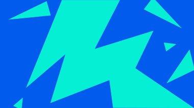 Cyan patlaması, dinamik ve modern görünümü enerjik tasarım projeleri için mükemmel bir şekilde sunan katı mavi bir zemin üzerinde şekillenir..