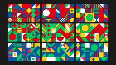 Pop ve sokak sanatının estetiğinden esinlenerek, dinamik çizgili kalın ve zıt renkler içeren soyut karalama tarzı çizimler..