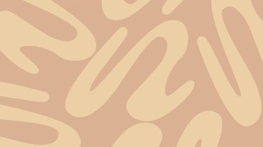 Tozlu bir gül arkaplanına serpiştirilmiş kremsi bronzlaşmış soyut şekiller. Yumuşak hatları olan sıcak ve minimalist bir organik tasarım..