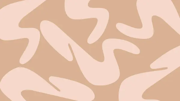 Soyut açık pembe akışkan şekiller sıcak, kahverengi bir arkaplan üzerinde. Nazik, modern ve pürüzsüz organik bir görüntü..