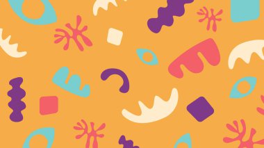 Kağıt kolaj tarzından esinlenilmiş, dinamik ve sanatsal kompozisyonlar için mükemmel, oyuncu siyah kesim şekilleri..