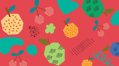 Turkuaz arka planda ejderha meyvesi ve narenciye gibi taze tropikal meyveler. Canlı ve egzotik tasarım projeleri için yumuşak dokuları olan renkli meyveler. Egzotik yaz geçmişi.