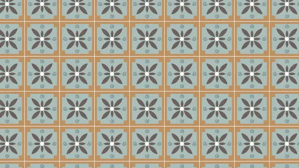 Çapraz ve nokta motifli koyu fayans tasarımı. Kahverengi ve mavi. Akdeniz ve kırsal temalar için harika.