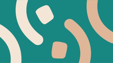 Kıvrımlı tipografinin yer aldığı zarif bir soyut kompozisyon gök mavisi ve bej şeklinde şekillere ilham verdi. Markalaşma, web tasarımı, sosyal medya grafikleri ve çağdaş sanatsal altyapılar için harika.