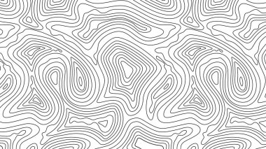 Şekillendirilmiş arazi çizgileri ve geometrik formlarla benzersiz bir çizim. Fütürist tasarım, haritalar veya görsel veri sanatı için ideal.