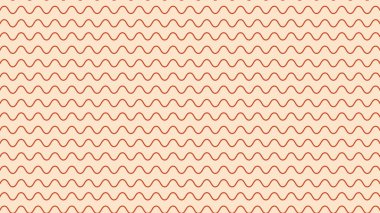 Bej arka planda dalgalı bir çizgi yumuşak ve dinamik bir görsel etki yaratıyor. Özgeçmiş, tekstil, ambalaj ve modern ve basit estetik tasarımlar için idealdir..