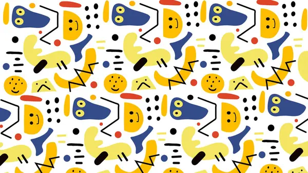 Yaratıcı el çizimi elementler, soyut eller, eğlenceli eğriler, ve temiz beyaz arka planda parlak renkler. Çocuk tasarımı, markalaşması ya da anlamlı çizimler için mükemmel..