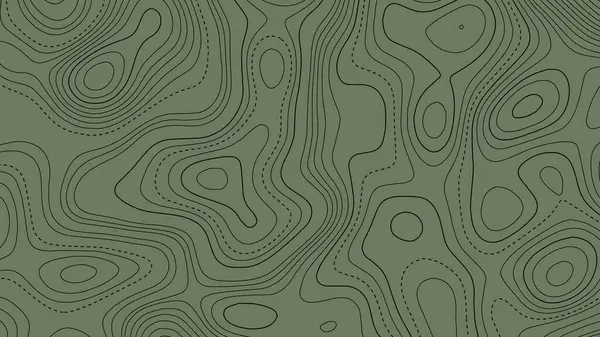 Yumuşak yükseklik çizgileri olan topografik orman yeşili arka plan. Doğa görselleri, coğrafi içerik ve dijital tasarım için harika