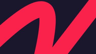 Siyah arka planda pürüzsüz kırmızı kıvrımları olan yaratıcı soyut görsel. Markalaşma, web görselleri ve dijital projeler için ideal.