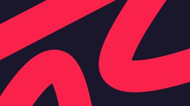 Karanlıkta kırmızı girdap elementleri olan basit soyut bir arkaplan. Dijital markalaşma, posterler ve hareketli grafikler için harika..