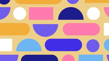 Siyaha karşı parlak mavi dağ benzeri siluet, benzersiz keskin bir kenar tasarımı sunuyor..