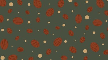 Sıcak bej arka planda ince bambu dalları ve rastgele karalama elementleri. Organik markalaşma ve doğa temaları için mükemmel..