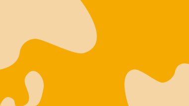 Yüzeyde yumuşak bej damlaları akan zengin sarı bir kompozisyon, modern soyut ve sıcak yaratıcı tasarımlar için ideal..