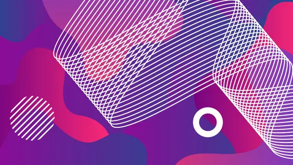 Mor ve pembe soyut arkaplan, geometrik akan beyaz çizgiler. Modern teknoloji görselleri için göz alıcı tasarım.
