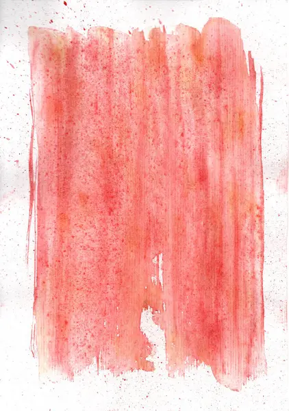 Arkaplan olarak kullanılan kırmızı suluboya boya boya ile boyanmış fırça darbeleri ve sıçramaların tasviri. 