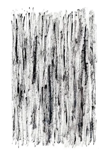 Resimler tek renkli - siyah ve beyaz dikey darbeler baskın, yağmur, sis ve hatta gölgeler izlenimi yaratıyor.