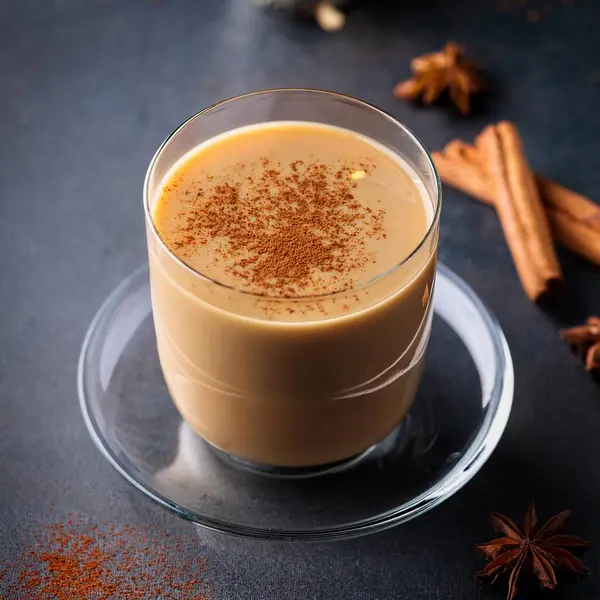 Masala çay bir cam