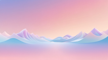 Yumuşak lavanta renginden şeftali ve açık mercanlara karışıp sakin ve soyut bir gradyan oluşturan yumuşak bir geçiş.